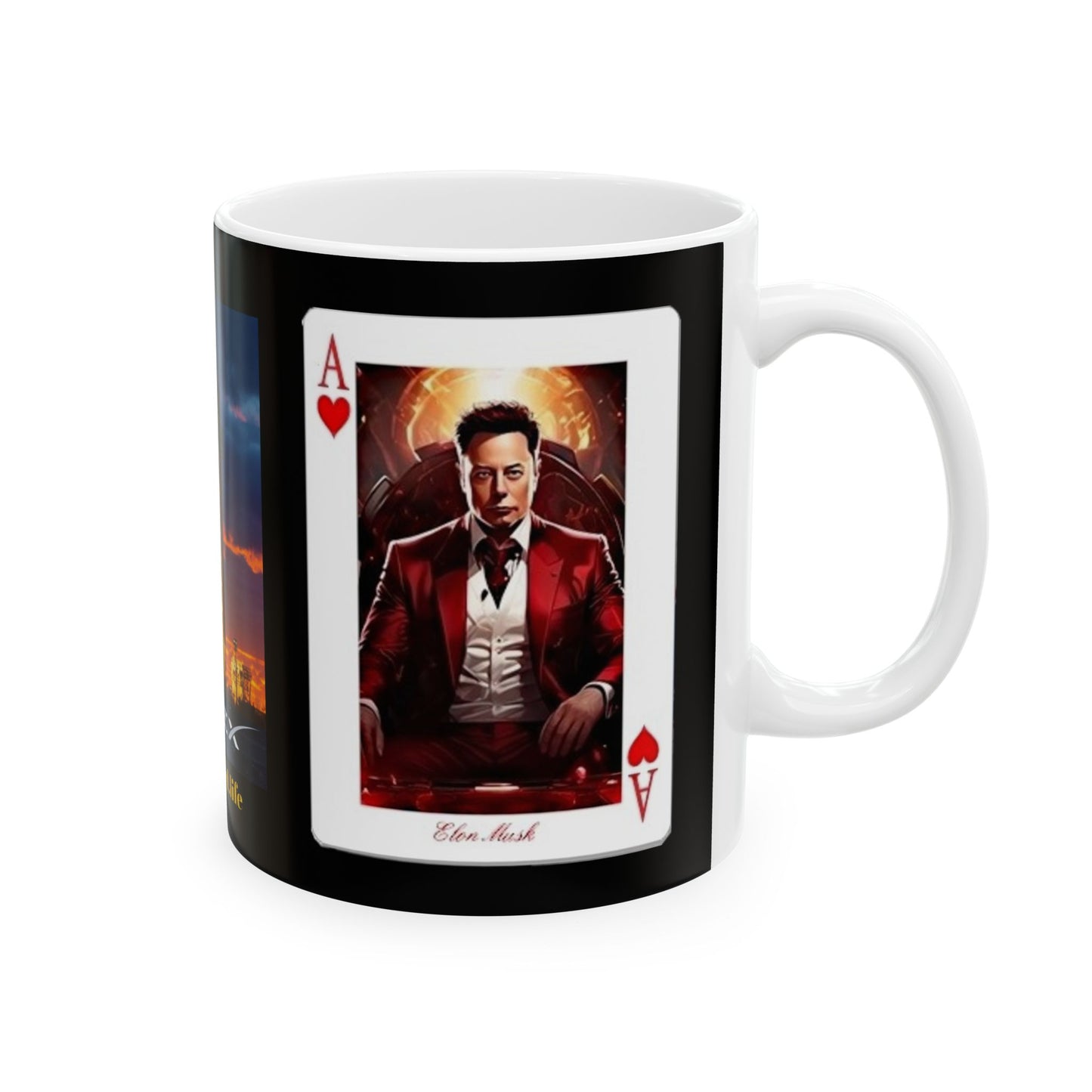 Elon Space X Ace Ceramic Mug, (11oz)